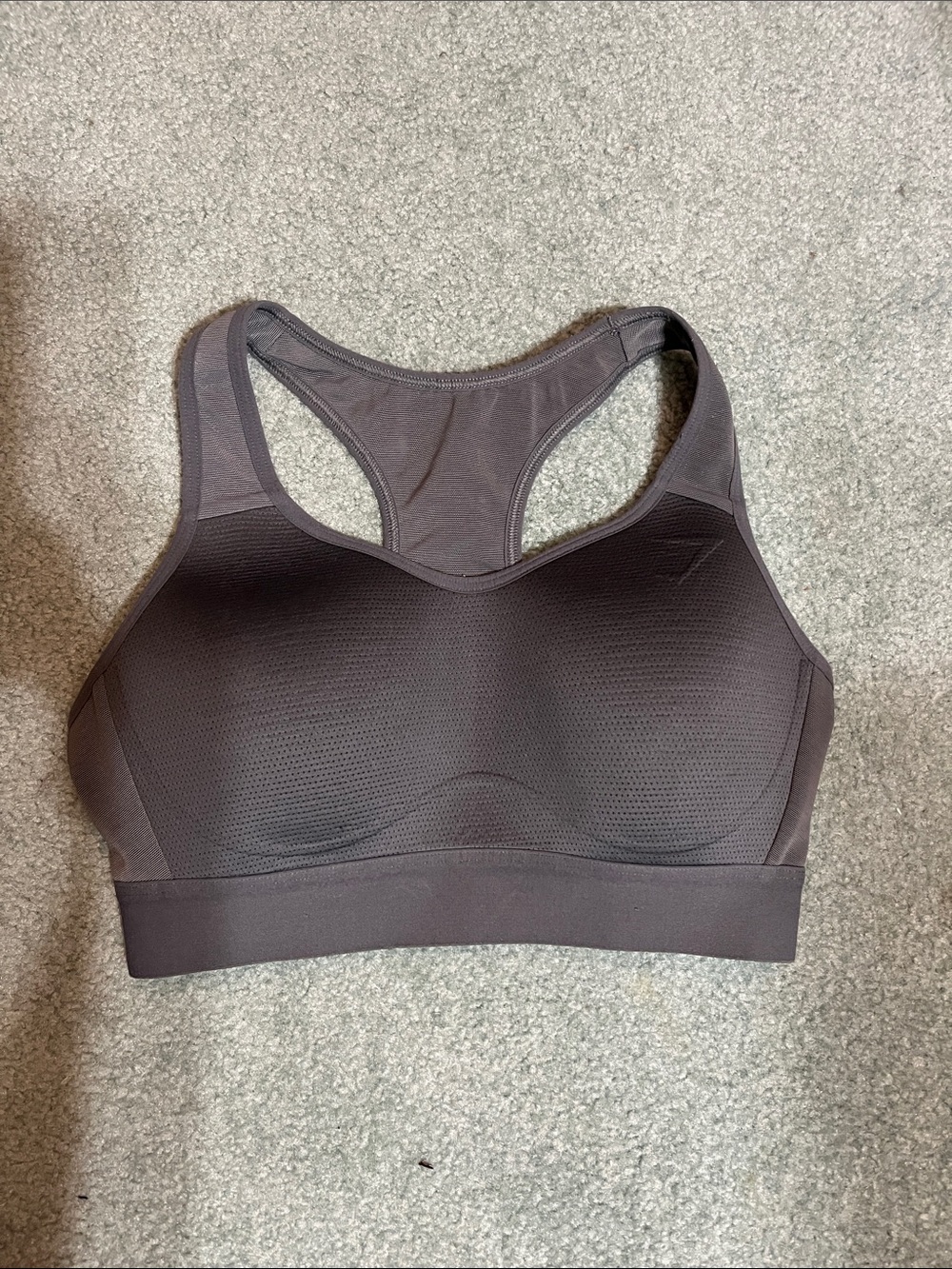 Gymshark Women's Racerback Sports Bra - Charcoal Gray